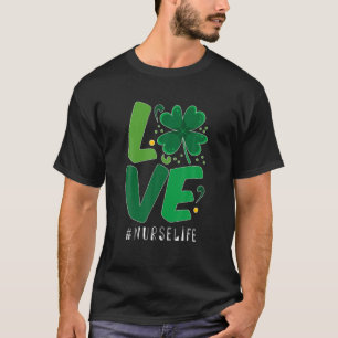 Camiseta Rua de Enfermagem, Enfermeira de Amor no Dia de Pa