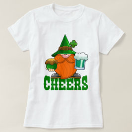 Camiseta Rua de felicidades, o duende do dia de Patrick