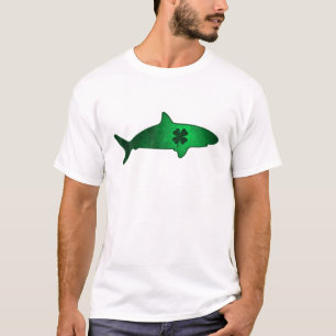 Camiseta Rua De Folha De Folha De Peixe De Tubarão.