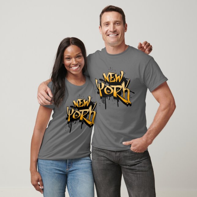 Camiseta Rua de Grafite de Nova York (Unissex)