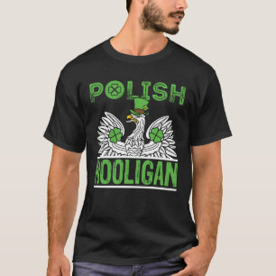 Camiseta Rua de Hooligan polonês. Dia de Patrick