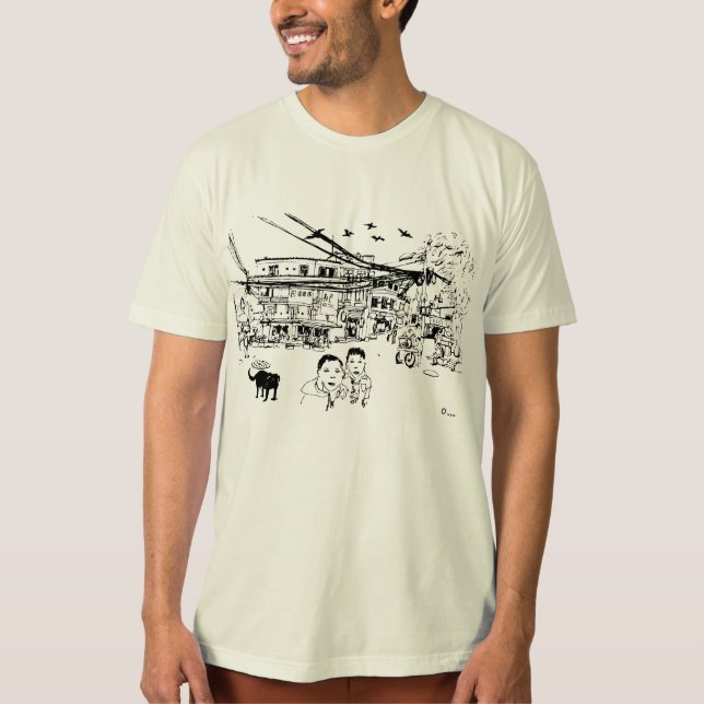 Camiseta Rua de Kathmandu (Frente)