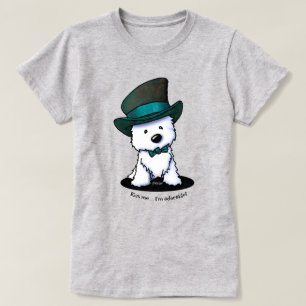 Camiseta Rua de KiniArt Westie Terrier, Camisa-T de Paddy