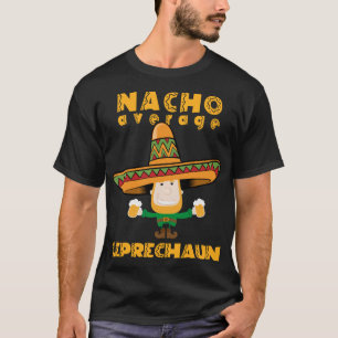 Camiseta Rua de Nacho Média Leprechaun. Dia de Patrick Mexi