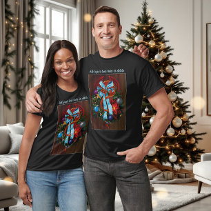 Camiseta Rua de Natal do Dragão Vermelho