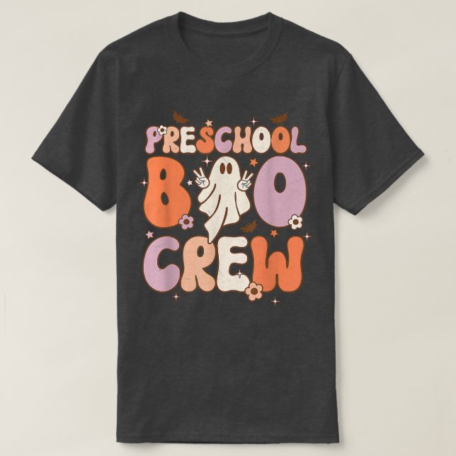 Camiseta Rua de Professores do Halloween de Ghost Ghost Gal (Frente do Design)