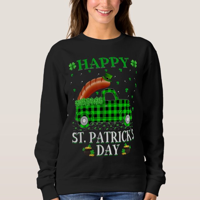 Camiseta Rua de salsicha verde da Xadrez Buffalo (Frente)
