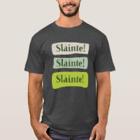 Rua de Saúde da Irlanda de Slainte. Verde do Dia d