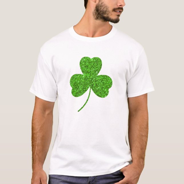 Camiseta Rua de Shamrock. Dia de Patrick (Frente)