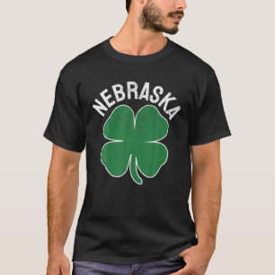 Camiseta Rua de Shamrock do Nebraska, do Santo do dia de Pa