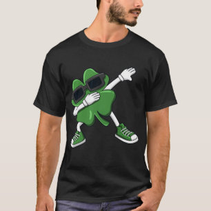 Camiseta Rua de Shamrock Patrick_s Day Engraçado Meninas