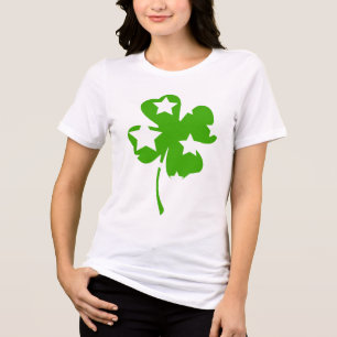 Camiseta Rua de Starry Shamrock. Dia de Patrick