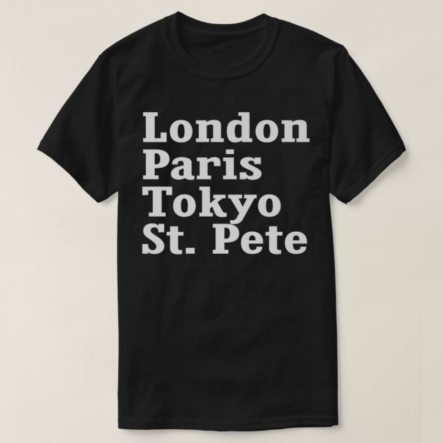 Camiseta Rua de Tóquio de Londres. Pete (Frente do Design)