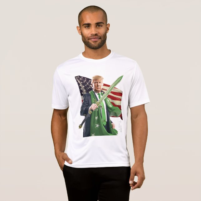 Camiseta Rua de Trump. (Frente Completa)