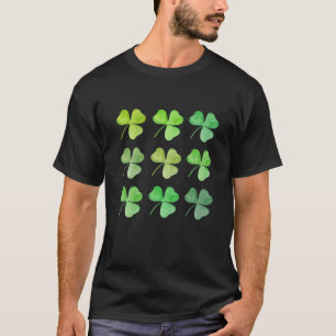 Camiseta Rua de Vestuário de Aquarela. Dia de Paddy Orgulh