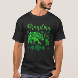 Camiseta Rua de vovó Urso. Dia de Patrick.