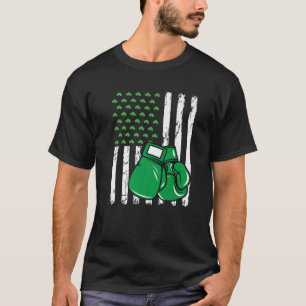 Camiseta Rua desportiva com vara de bandeira da América. D