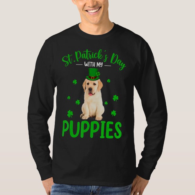Camiseta Rua Dia De Patrick Com Minha Rua De Filhotes Patri (Frente)