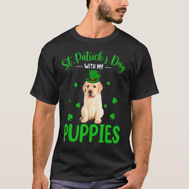Camiseta Rua Dia De Patrick Com Minha Rua De Filhotes Patri (Frente)