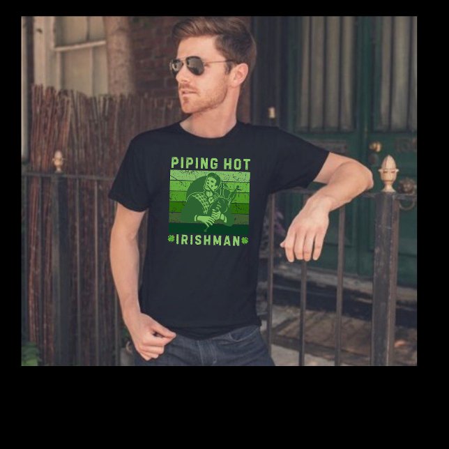 Camiseta Rua, dia de Patrick, com o irlandês quente (Criador carregado)