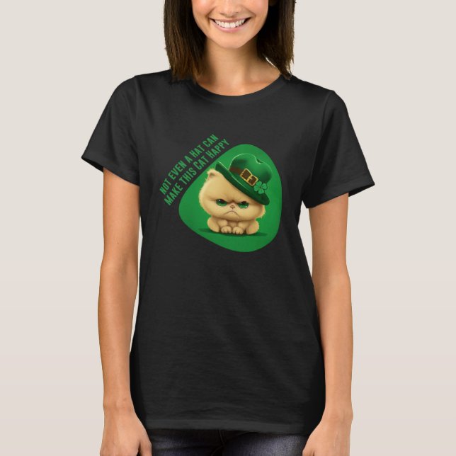 Camiseta Rua Dia de Patrick Nem um chapéu pode fazer este g (Frente)