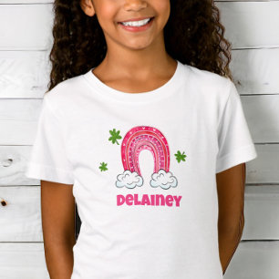 Camiseta Rua, dia de Patrick, o Cotovelo Arco-Íris é person