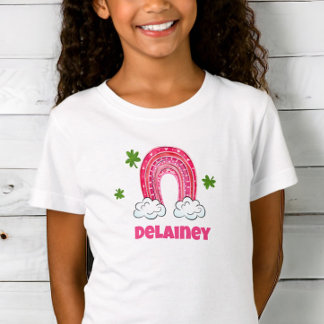 Camiseta Rua, dia de Patrick, o Cotovelo Arco-Íris é person