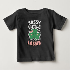 Camiseta rua. Dia de Patrocinações Sassy Little Lassie para