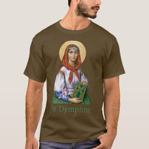 Camiseta Rua Dinfhna PPureza Lily Patron Santo Saúde Mental