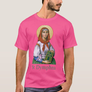 Camiseta Rua Dinfhna PPureza Lily Patron Santo Saúde Mental