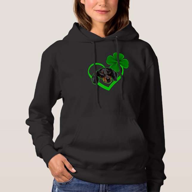 Camiseta Rua do Cachshund Leprechau Patrick Day Santo Paddy (Frente)