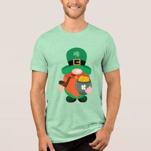 Camiseta Rua do dia de Patrick Leprechaun Gnomo Pote de Dou