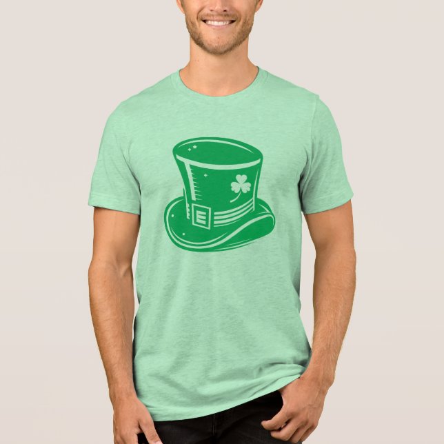 Camiseta Rua do dia de Patrick Leprechaun Hat (Frente)
