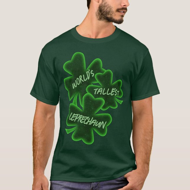 Camiseta Rua do dia de Patrick Leprechaun mais alto (Frente)