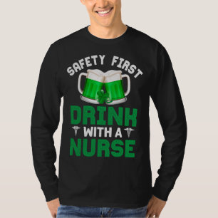 Camiseta Rua do dia do Patrick Bebida Engraçado com uma enf