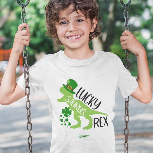 Camiseta Rua do Dinossauro Surus Rex, dia de Patrick (Criador carregado)