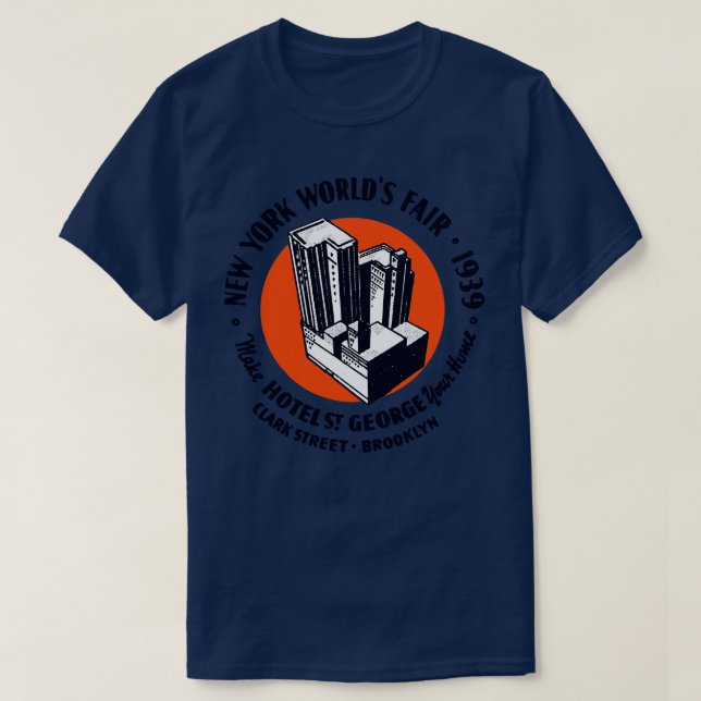 Camiseta rua do Hotel 1939 George Brooklyn Nova Iorque (Frente do Design)