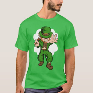 Camiseta Rua do jogador de dardos Leprechaun.