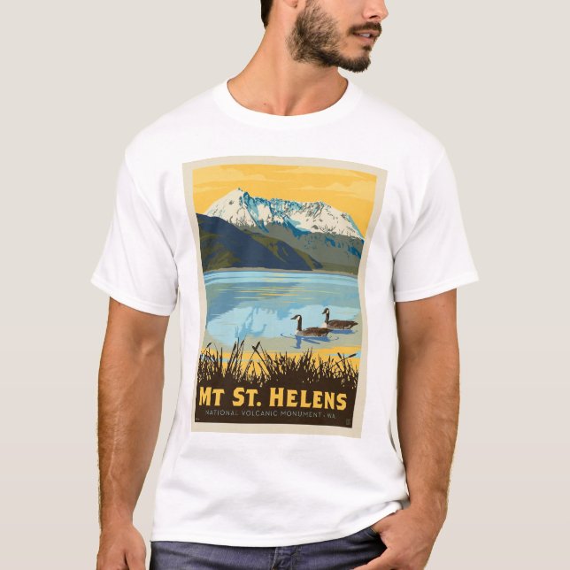 Camiseta Rua do Monte Helens. | Washington (Frente)