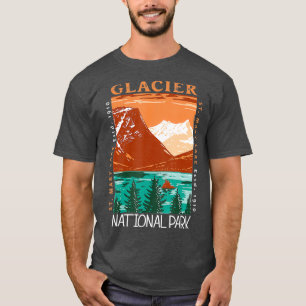 Camiseta Rua do Parque Nacional Glacier