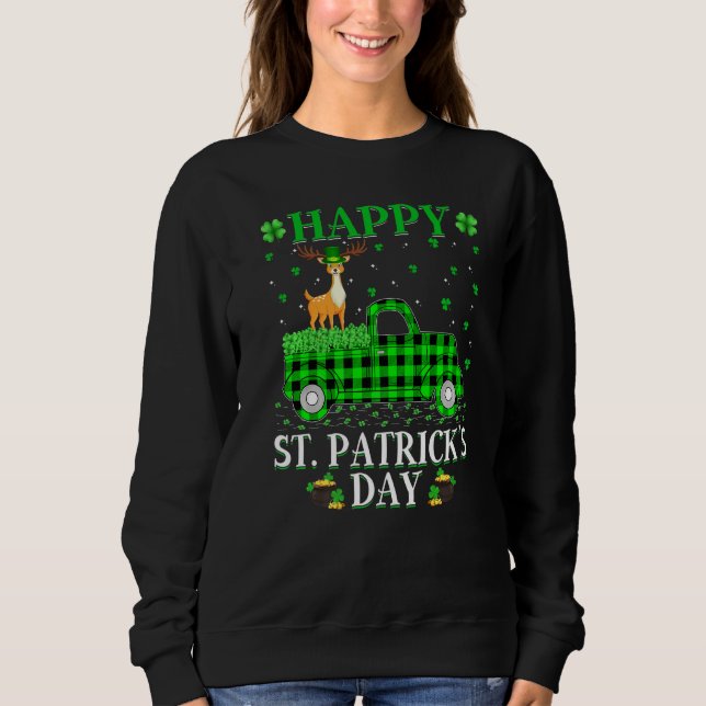 Camiseta Rua Engraçada de Balsa Verde Xadrez Buffalo. (Frente)