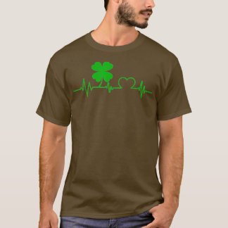 Camiseta Rua Engraçada De Quatro Folhas De Véu Shamrock