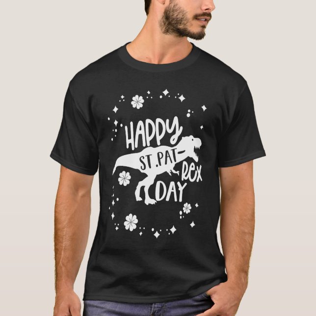 Camiseta Rua engraçada Dia de Patrick para Crianças e Homen (Frente)