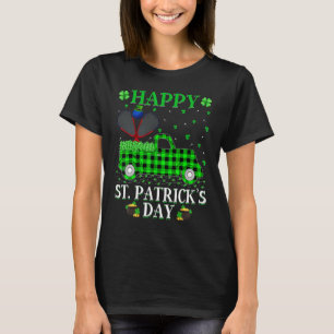 Camiseta Rua Engraçado de Buffalo Xadrez Verde Caminhão Rac