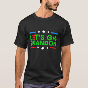 Camiseta Rua Engraçado Patrick Day Vamos Go Shamrock Brando
