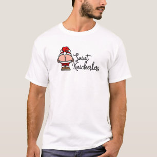 Camiseta Rua, Engraçado sem Knickerless Mooning Papai Noel
