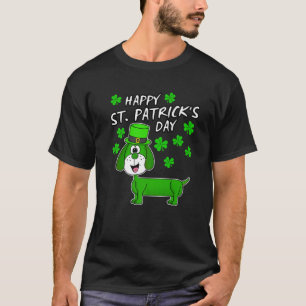 Camiseta Rua feliz, Rua de cachorro-quente do dia de Patric