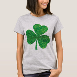 Camiseta Rua feminina, dia de Patrick, Shamrock Tee - F