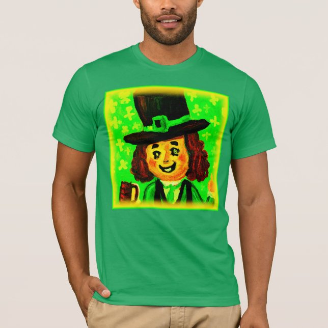 Camiseta Rua festiva. Dia de Patrick. Comprar Agora (Frente)