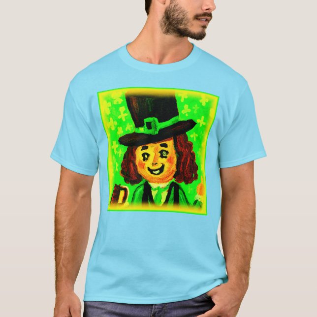 Camiseta Rua festiva. Dia de Patrick. Comprar Agora (Frente)
